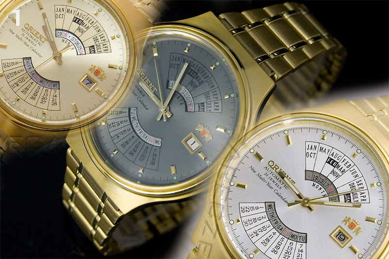 ORIENT zegarek automat cesarski PVD gold 2EU00008CW 6 kolorów!!!