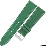 LAVVU Nature LSSUG22 - 22mm - ZIELONY - Skórzany pasek do zegarka