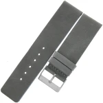 LAVVU Plain LSCUA24 - 24mm - SZARY - Skórzany pasek do zegarka