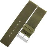 LAVVU Plain LSCUG24 - 24mm - ZIELONY - Skórzany pasek do zegarka