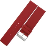LAVVU Plain LSCUR22 - 22mm - CZERWONY - Skórzany pasek do zegarka 