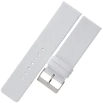 LAVVU Plain LSCUW24 - 24mm - BIAŁY - Skórzany pasek do zegarka