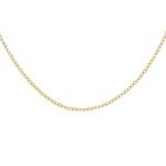 MINET JMAC0010GC45 - Złoty - 45cm - Łańcuszek 