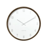LAVVU Fade LCT4061 - 35cm - CIEMNY BRĄZ - Zegar ścienny