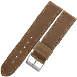 LAVVU Sport LSAUE22 - 22mm - Średni brąz - Skórzany pasek do zegarka