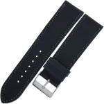 LAVVU LSAXB24 - Sport XXL - 24mm - CZARNY - Skórzany pasek do zegarka