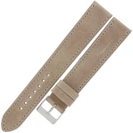 LAVVU LSAXF20 - Sport XXL - 20mm - BEŻOWY - Skórzany pasek do zegarka