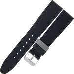 LAVVU Tailor LSOUB18 - 18mm - Czarny - Skórzany pasek do zegarka