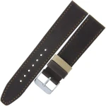 LAVVU Tailor LSOUC20 - 20mm - Ciemny brąz - Skórzany pasek do zegarka