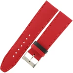 LAVVU Tailor LSOUR22 - 22mm - Czerwony - Skórzany pasek do zegarka