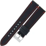 LAVVU Tailor LSPBR18 - 18mm - Czarny - Skórzany pasek do zegarka