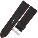 LAVVU Tailor LSPBR24 - 24mm - Czarny - Skórzany pasek do zegarka