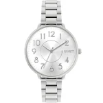 MINET MWL5130 - PRAGUE Silver - Damski - Zegarek na bransolecie