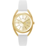 MINET MWL5073 - ICON Hollywood White - Damski - Zegarek na pasku skórzanym