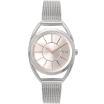 MINET MWL5010 - ICON Silver Rose Mesh - Damski - Zegarek na bransolecie mesh