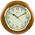 ADLER 21036 - 30cm - DĄB - Drewniany zegar ścienny