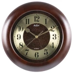 ADLER 21090 - 29cm - ORZECH - Drewniany zegar ścienny