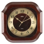 ADLER 21149 - 29x29cm - ORZECH - Drewniany zegar ścienny