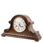 ADLER 12004 - 47x27,5cm - ORZECH - Drewniany zegar kominkowy