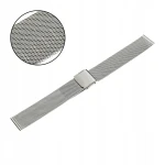 PACIFIC MS04 - Srebrna - 18mm - Stalowa bransoleta do zegarka (mesh)