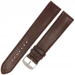 HORIDO 9201SL - CIEMNY BRĄZ - 22mm - Skórzany pasek do zegarka