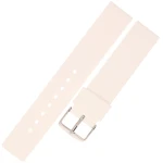 HORIDO 0014 - BIAŁY - 18mm - Silikonowy pasek do zegarka