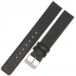 HORIDO 1158 - CZARNY - 16mm - Skórzany pasek do zegarka