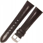 HORIDO 0158 - CIEMNY BRĄZ - 20mm - Skórzany pasek do zegarka