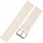 HORIDO 0014 - BIAŁY - 22mm - Silikonowy pasek do zegarka