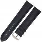 HORIDO 0189L - GRANATOWY - 22mm - Skórzany pasek do zegarka