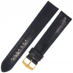 HORIDO 9201SL - GRANATOWY - 22mm - Skórzany pasek do zegarka