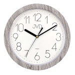 JVD H612.22 - 25cm - SZARY (imitacja drewna) - Zegar ścienny