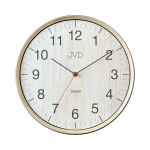 JVD HA17.2 - 33cm - JASNY BRĄZ (imitacja drewna) - Zegar ścienny