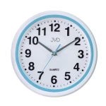 JVD HA41.1 - 28cm - BIAŁY / Niebieski - Zegar ścienny