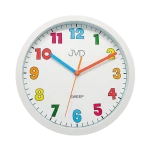 JVD HA46.3 - 25cm - BIAŁY - Zegar ścienny