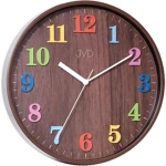 JVD HA49.2 - 29,5cm - CIEMNY BRĄZ (imitacja drewna) - Zegar ścienny