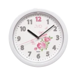 JVD HP612.D1 - 25cm - BIAŁY (Kwiaty) - Zegar ścienny