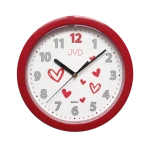 JVD HP612.D3 - 25cm - CZERWONY (Serca) - Zegar ścienny