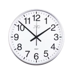 JVD HP684.1 - 30,5cm - SREBRNY - Zegar ścienny