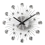 JVD HT111.1 - 35cm - Zegar ścienny - Srebrny