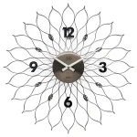 JVD HT115.3 - 49cm - Zegar ścienny - Szary