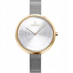 OBAKU V227LXGIMC - Dok Gold Bi - Damski - Zegarek na bransolecie