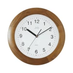 JVD NS7017.1 - 28,5cm - Zegar ścienny - Średni brąz