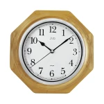 JVD NS71.1 - 28x28cm - Zegar ścienny - Drewno