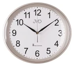 JVD RH64.3 - 30x27cm - SREBRNY - Zegar ścienny Radio Controlled