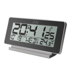 JVD RB3523.2 - 16,6x8,6cm - SZARY - Budzik elektroniczny - DCF77
