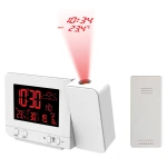 JVD RB3531.2 - 9,2x4cm - BIAŁY - Budzik elektroniczny z projektorem