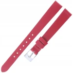 MINET Simple MSSUR12 - 12mm - CZERWONY - Skórzany pasek do zegarka