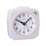 JVD SR951.7 - 7x7cm - BIAŁY - Budzik wskazówkowy
