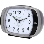 JVD SRP389.2 - 13,5x9cm - SREBRNY / Czarny - Budzik wskazówkowy